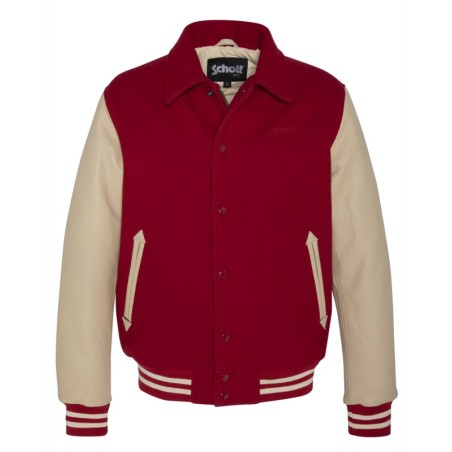 LC8705COLLAR-RED/BEIGE