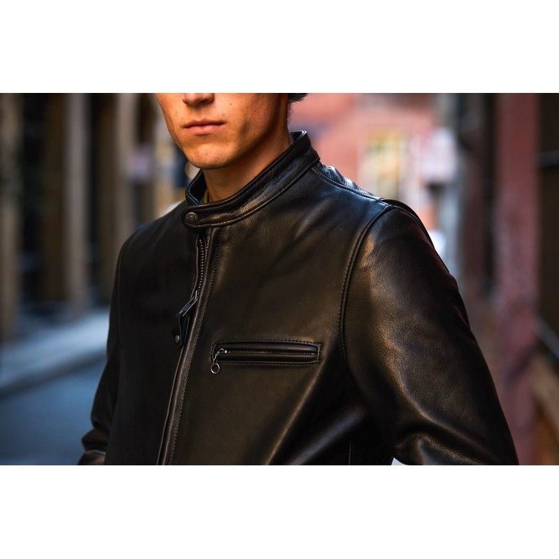 Mens Jackets Schott Jacket Vintage 80s Schott Police Motorcycle