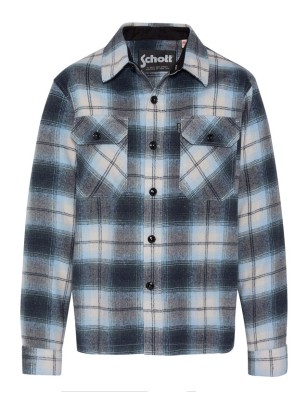 SHCARL4 - Colore: STEEL BLUE CHECKS